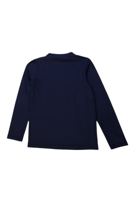 A Navy Long Sleeve T Shirts from Crewcuts in size 5T for boy. (Back View)