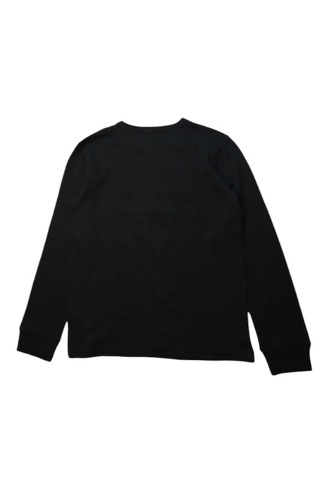 A Black Crewneck Sweatshirts from Crewcuts in size 10Y for boy. (Back View)