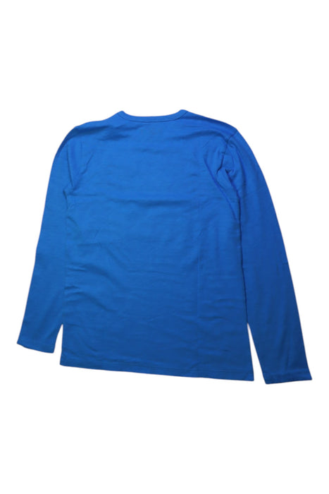 A Blue Long Sleeve T Shirts from Crewcuts in size 14Y for boy. (Back View)