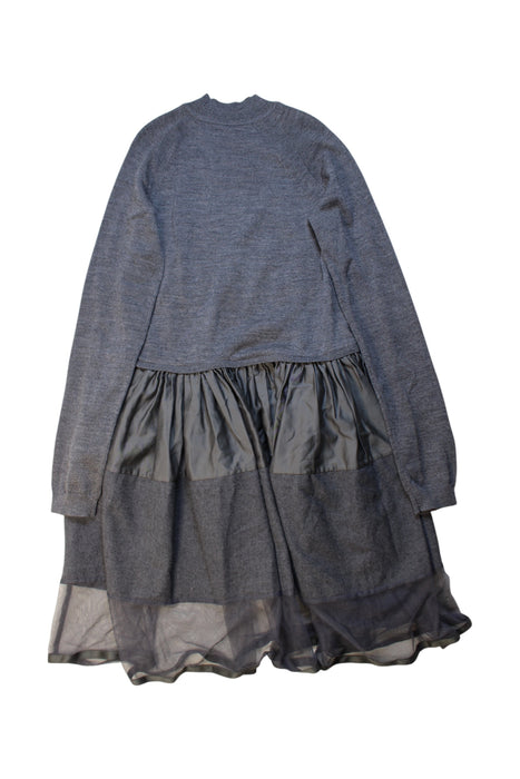 A Grey Sweater Dresses from jnby by JNBY in size 11Y for girl. (Back View)