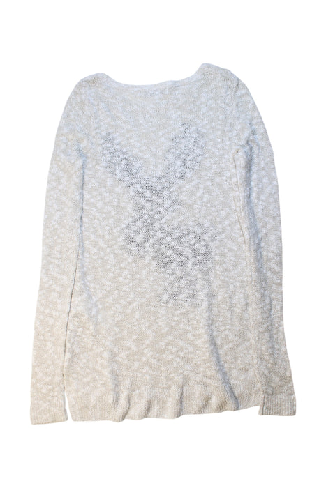 A Beige Long Sleeve Tops from Abercrombie & Fitch in size 12Y for girl. (Back View)