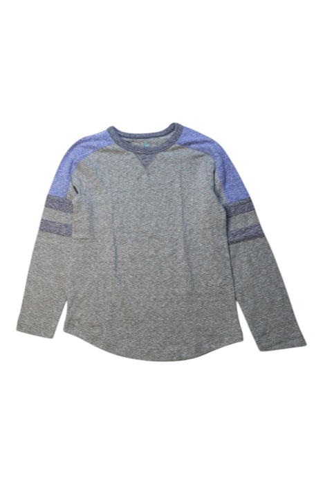 A Grey Long Sleeve T Shirts from Crewcuts in size 4T for boy. (Front View)