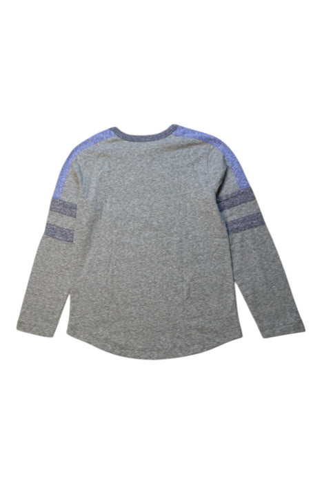 A Grey Long Sleeve T Shirts from Crewcuts in size 4T for boy. (Back View)