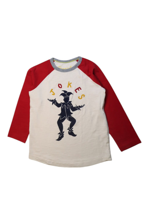 A Red Long Sleeve T Shirts from Johnnie b in size 5T for boy. (Front View)