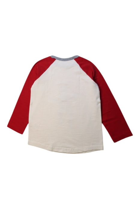 A Red Long Sleeve T Shirts from Johnnie b in size 5T for boy. (Back View)