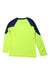 A Green Rash Guards from Crewcuts in size 4T for boy. (Back View)