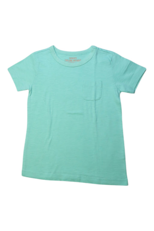 A Teal Short Sleeve T Shirts from Crewcuts in size 4T for boy. (Front View)