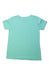 A Teal Short Sleeve T Shirts from Crewcuts in size 4T for boy. (Back View)