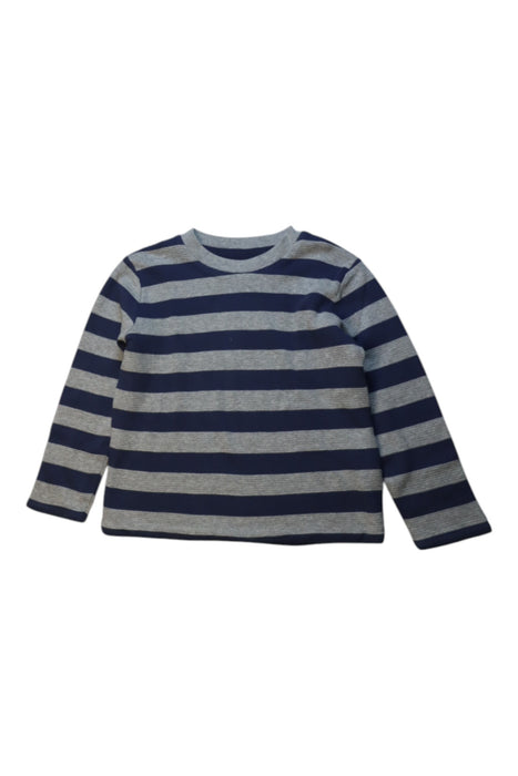 A Navy Long Sleeve T Shirts from Boden in size 4T for boy. (Front View)