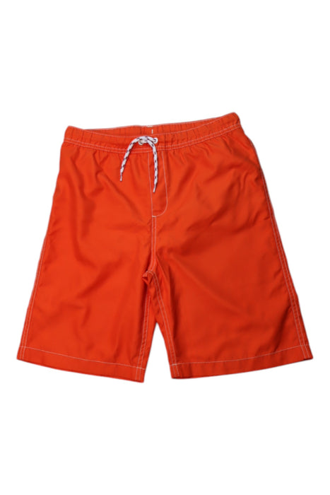 A Orange Swim Shorts from Lands' End in size 14Y for boy. (Front View)