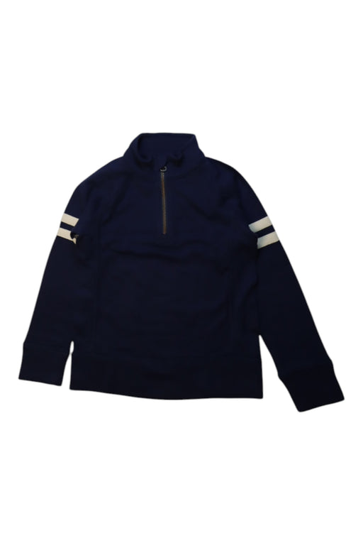 A Navy Long Sleeve Tops from Crewcuts in size 4T for boy. (Front View)