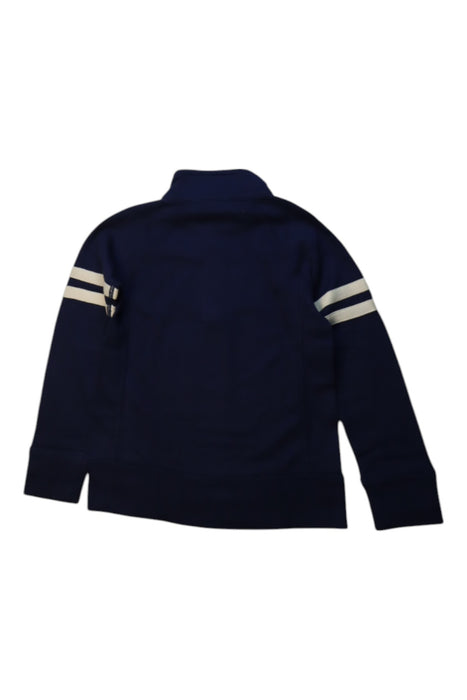 A Navy Long Sleeve Tops from Crewcuts in size 4T for boy. (Back View)