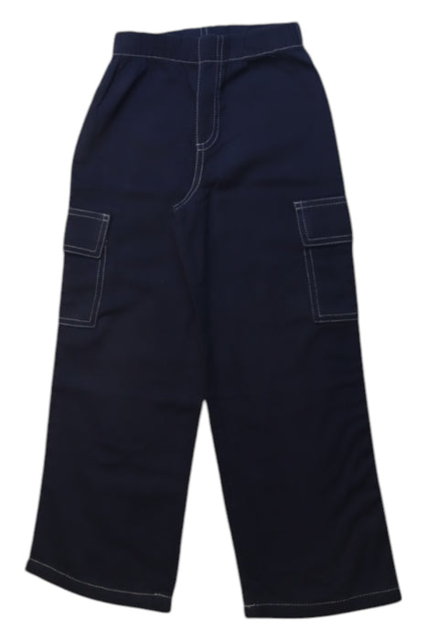 A Navy Casual Pants from City Threads in size 4T for boy. (Front View)