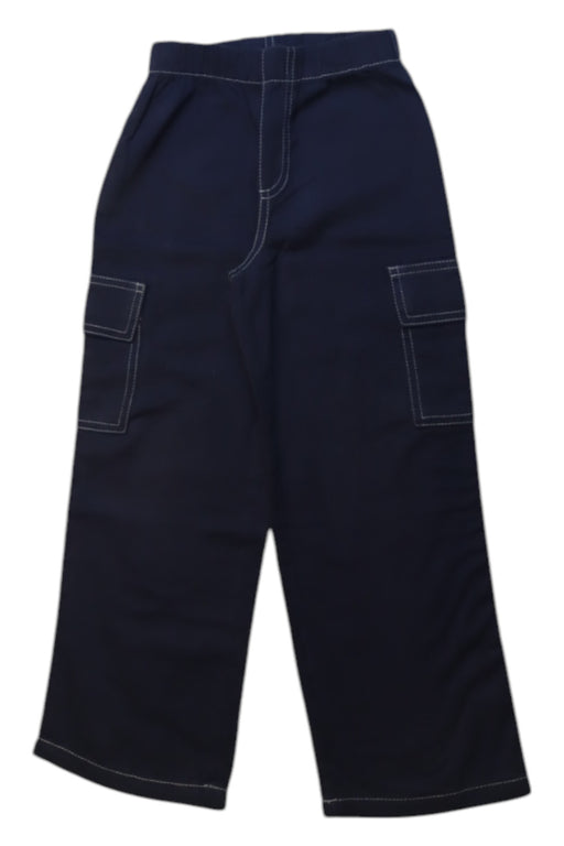 A Navy Casual Pants from City Threads in size 4T for boy. (Front View)