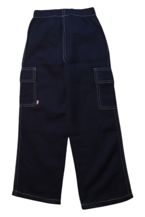 A Navy Casual Pants from City Threads in size 4T for boy. (Back View)