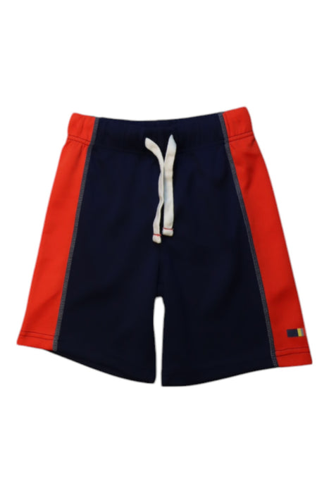 A Navy Swim Shorts from Boden in size 6T for boy. (Front View)