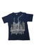 A Navy Short Sleeve T Shirts from City Threads in size 5T for boy. (Front View)