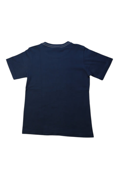 A Navy Short Sleeve T Shirts from City Threads in size 5T for boy. (Back View)