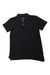 A Black Short Sleeve Polos from Crewcuts in size 5T for boy. (Front View)