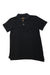 A Black Short Sleeve Polos from Crewcuts in size 5T for boy. (Front View)