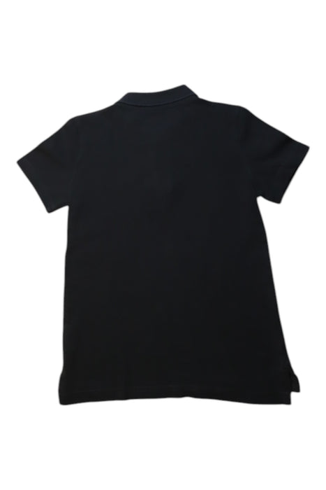 A Black Short Sleeve Polos from Crewcuts in size 5T for boy. (Back View)