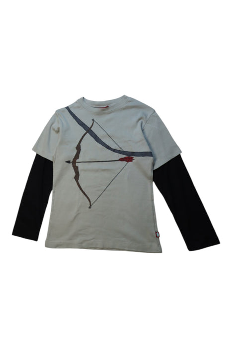 A Black Long Sleeve T Shirts from City Threads in size 7Y for boy. (Front View)