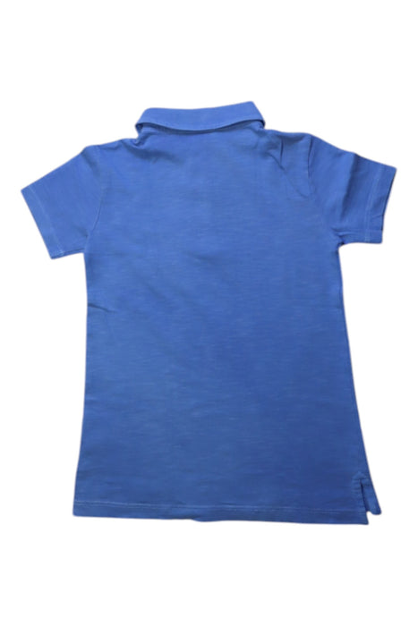 A Blue Short Sleeve Polos from Crewcuts in size 4T for boy. (Back View)