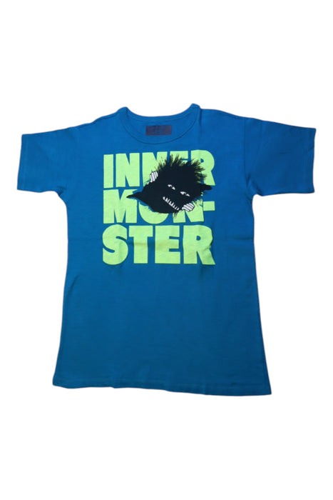 A Blue Short Sleeve T Shirts from Crewcuts in size 12Y for boy. (Front View)