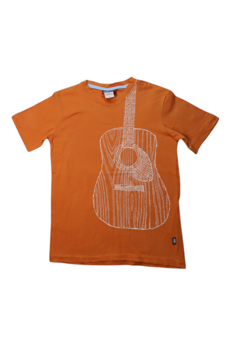 A Orange Short Sleeve T Shirts from City Threads in size 5T for boy. (Front View)