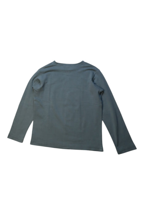 A Green Long Sleeve T Shirts from City Threads in size 5T for boy. (Back View)