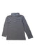 A Black Long Sleeve Polos from Crewcuts in size 4T for boy. (Back View)