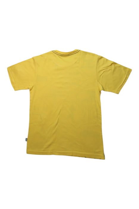 A Yellow Short Sleeve T Shirts from City Threads in size 8Y for boy. (Back View)