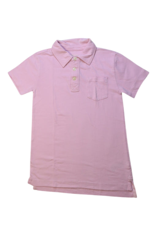 A Pink Short Sleeve Polos from Crewcuts in size 4T for boy. (Front View)