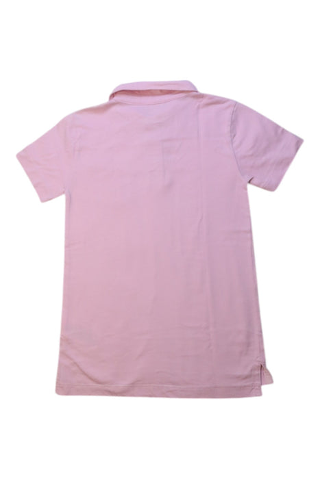 A Pink Short Sleeve Polos from Crewcuts in size 4T for boy. (Back View)