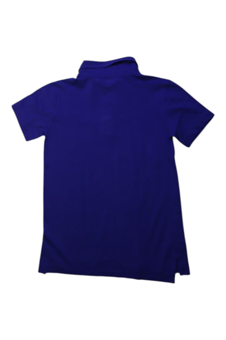 A Blue Short Sleeve Polos from Crewcuts in size 4T for boy. (Back View)