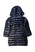 A Navy Puffer/Quilted Coats & Outerwear from Duvetica in size 6T for girl. (Back View)