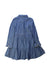 A Blue Long Sleeve Dresses from Polo Ralph Lauren in size 5T for girl. (Back View)