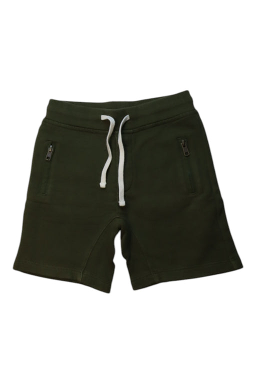 A Green Shorts from Crewcuts in size 4T for boy. (Front View)