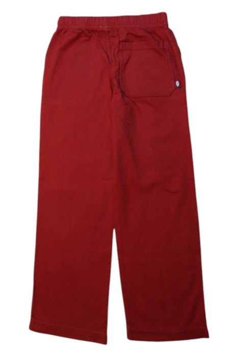 A Red Casual Pants from City Threads in size 5T for boy. (Back View)