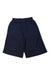 A Navy Shorts from City Threads in size 4T for boy. (Front View)