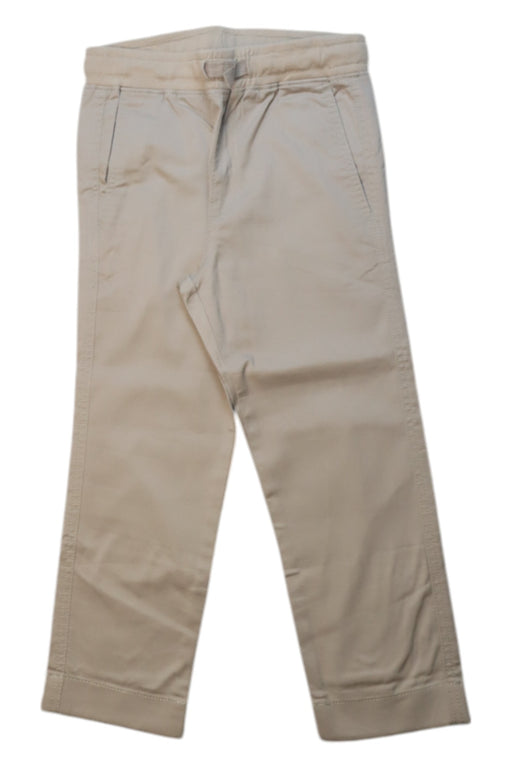 A Beige Casual Pants from Crewcuts in size 4T for boy. (Front View)