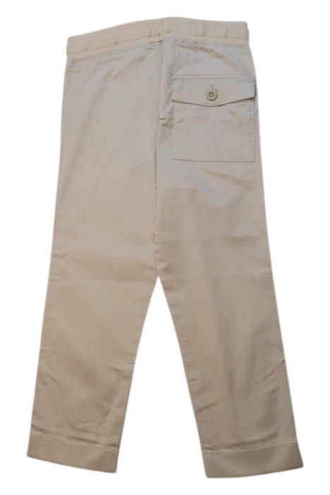 A Beige Casual Pants from Crewcuts in size 4T for boy. (Back View)