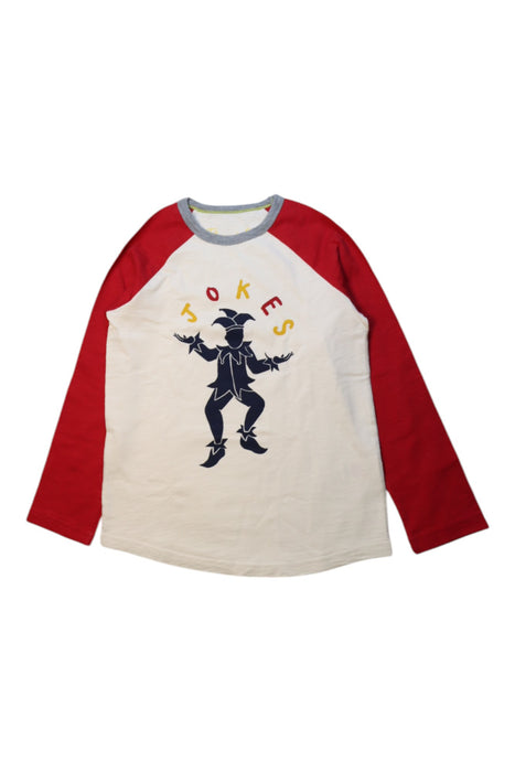 A Red Long Sleeve T Shirts from Johnnie b in size 7Y for boy. (Front View)