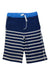 A Blue Shorts from Boden in size 4T for boy. (Front View)