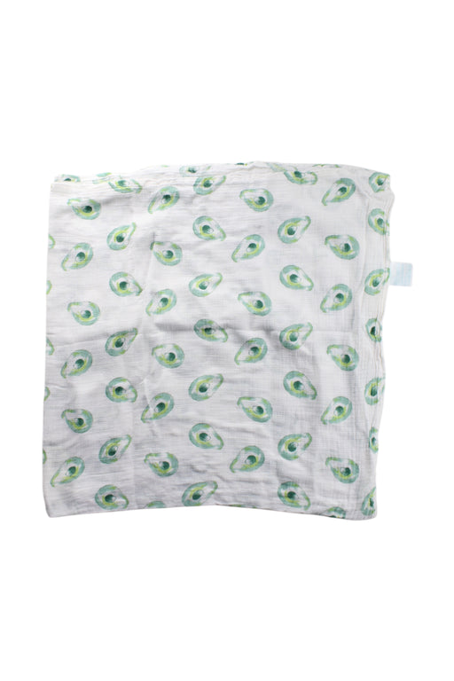 A Green Swaddles from Aden & Anais in size O/S for neutral. (Front View)