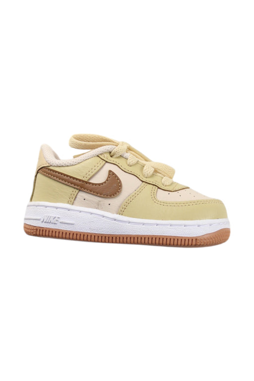 A Beige Sneakers from Nike in size 18-24M for neutral. (Front View)