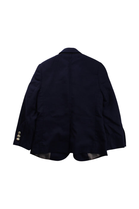 A Navy Blazers from Crewcuts in size 4T for boy. (Back View)