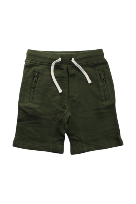 A Green Shorts from Crewcuts in size 6T for boy. (Front View)