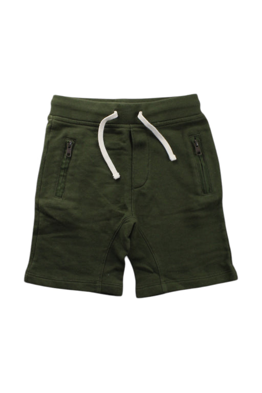 A Green Shorts from Crewcuts in size 6T for boy. (Front View)
