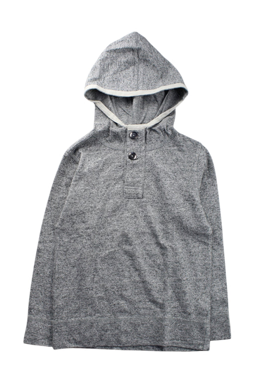 A Grey Buttoned Sweatshirts from Crewcuts in size 4T for neutral. (Front View)